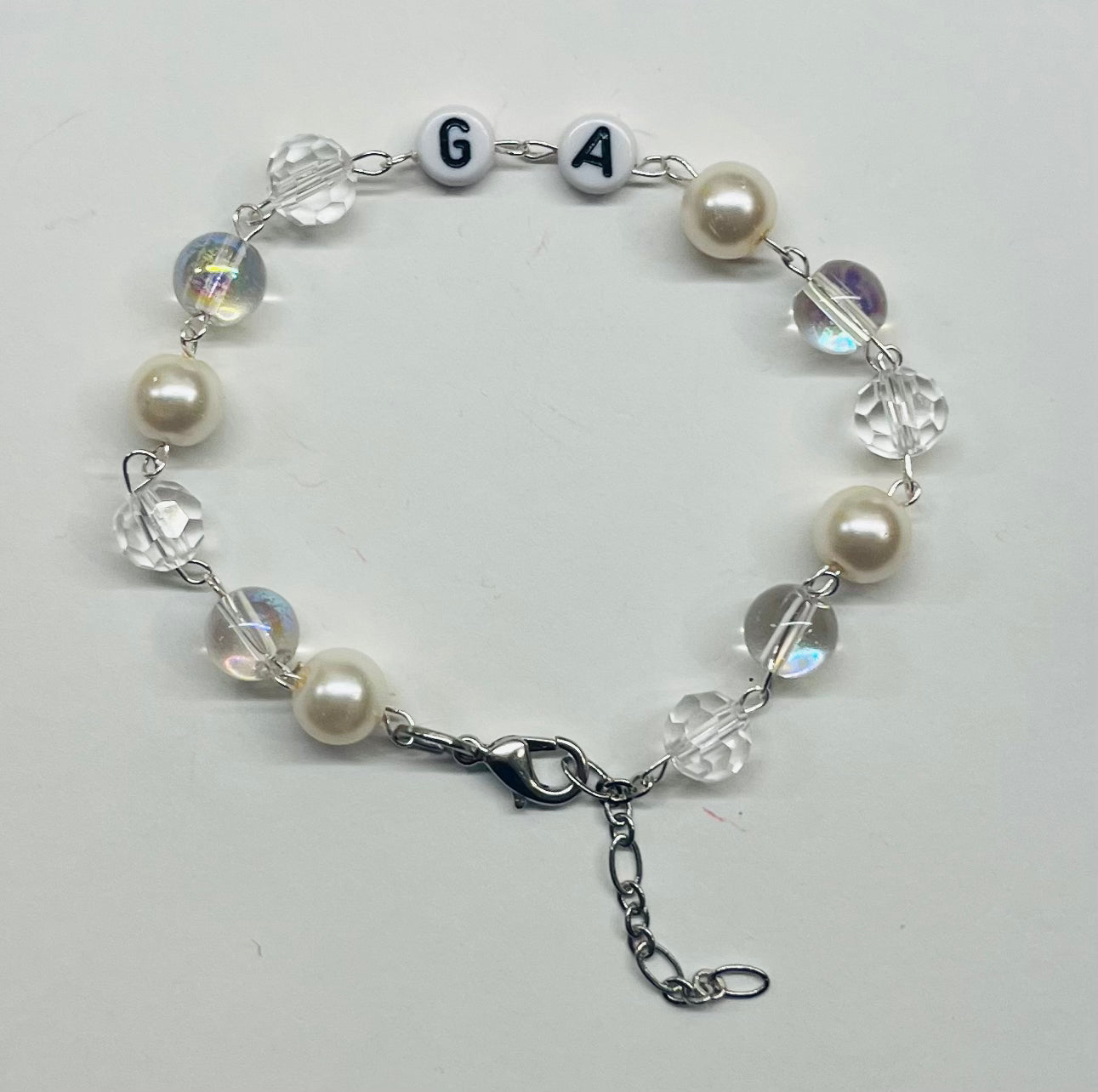 “GA” (Gracie Abrams) Beaded Wire Bracelet