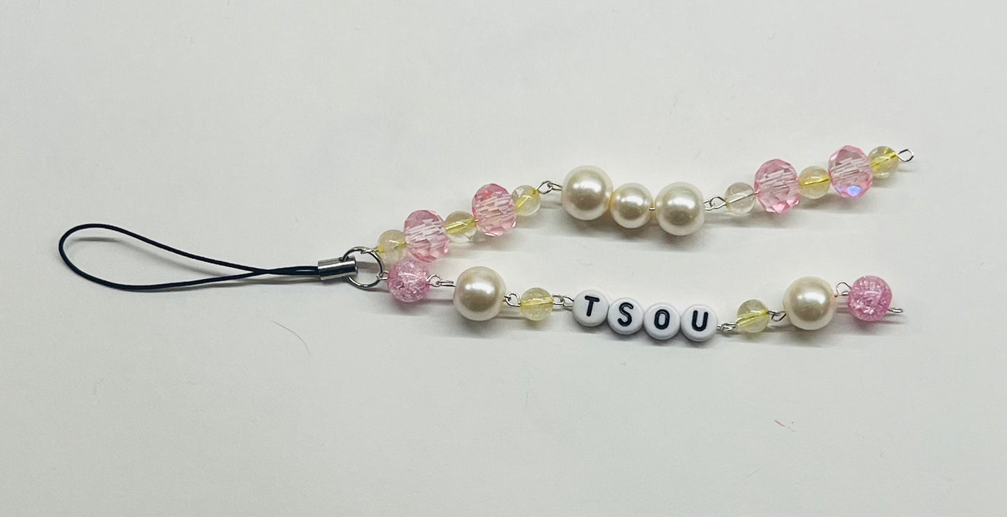 “TSOU” (The Secret of Us) Beaded Keychain/Phone Charm