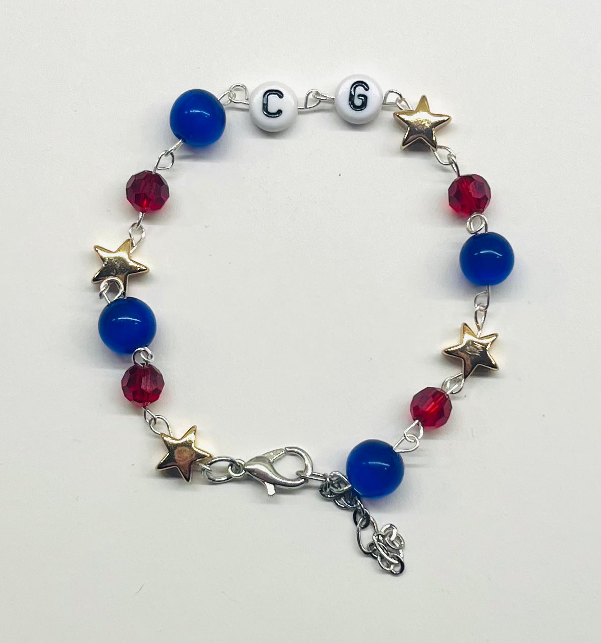 “CG” (Conan Gray) Beaded Wire Bracelet