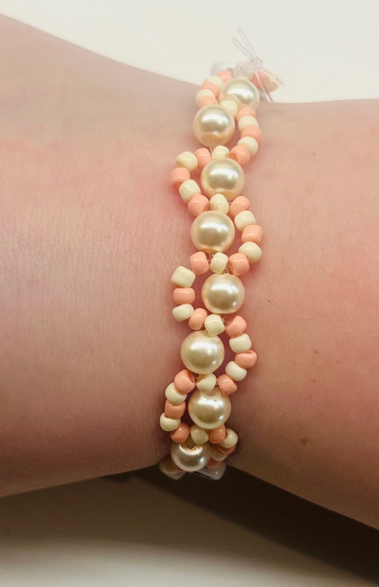 “Male Fantasy” Beaded Wavy Bracelet