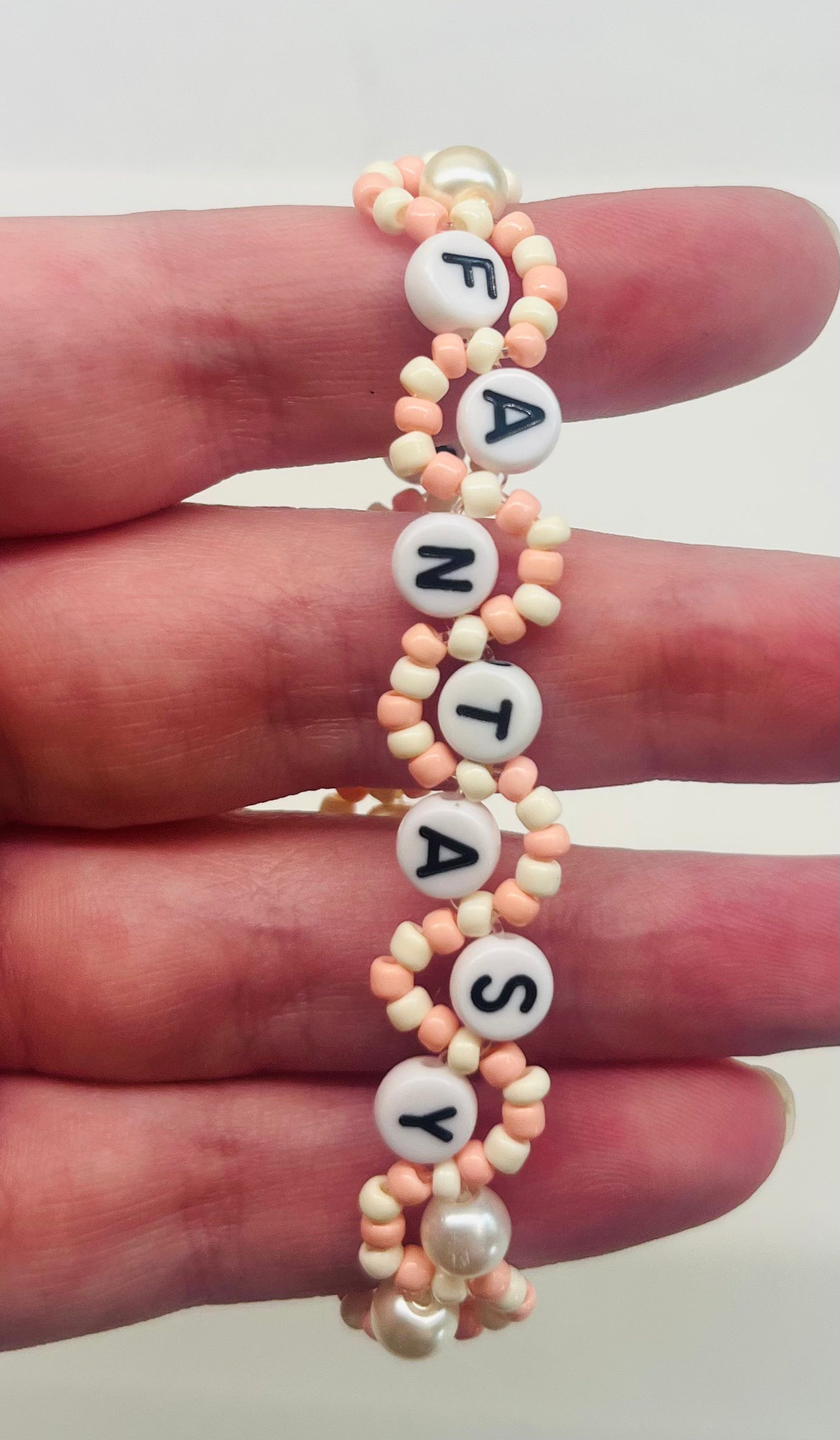 “Male Fantasy” Beaded Wavy Bracelet