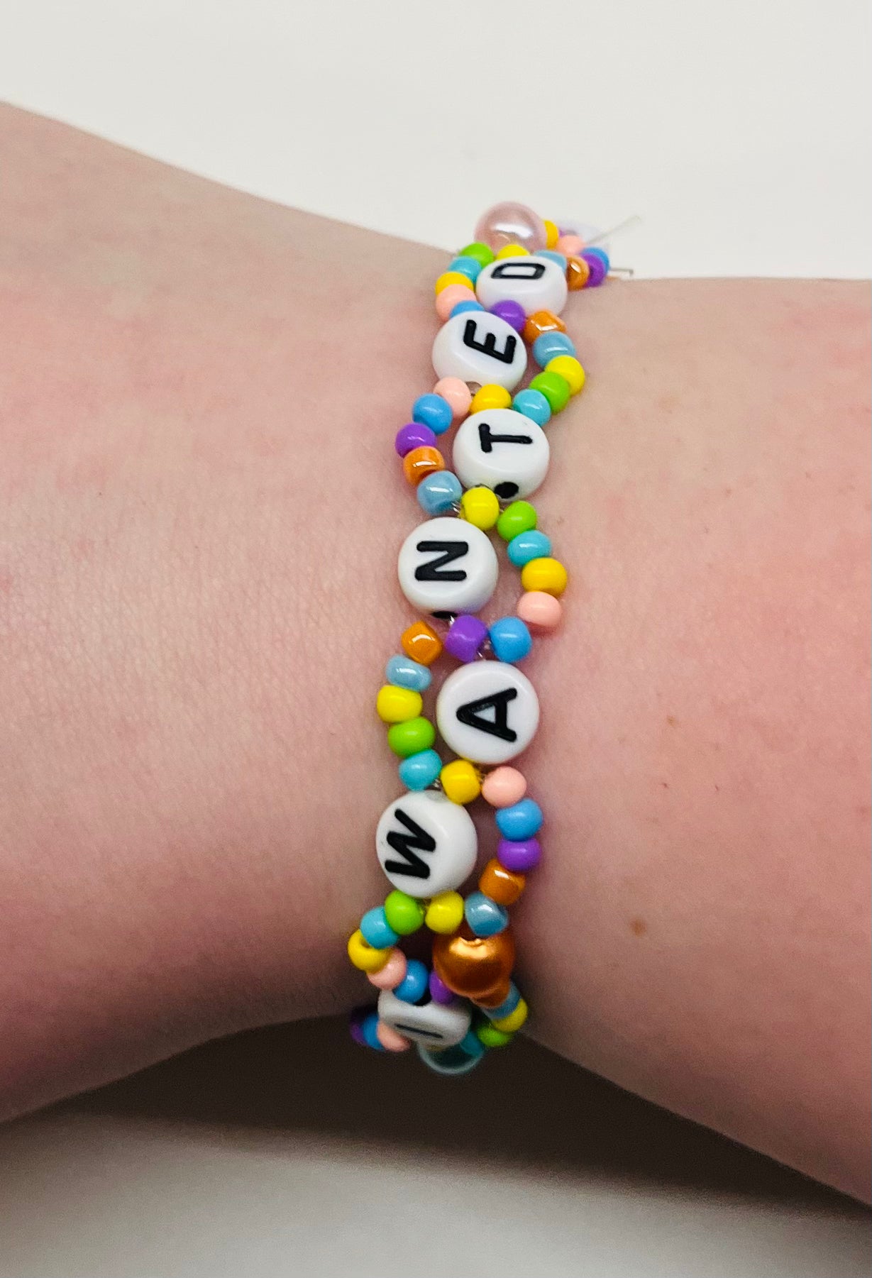 “everything i wanted” Beaded Wavy Bracelet