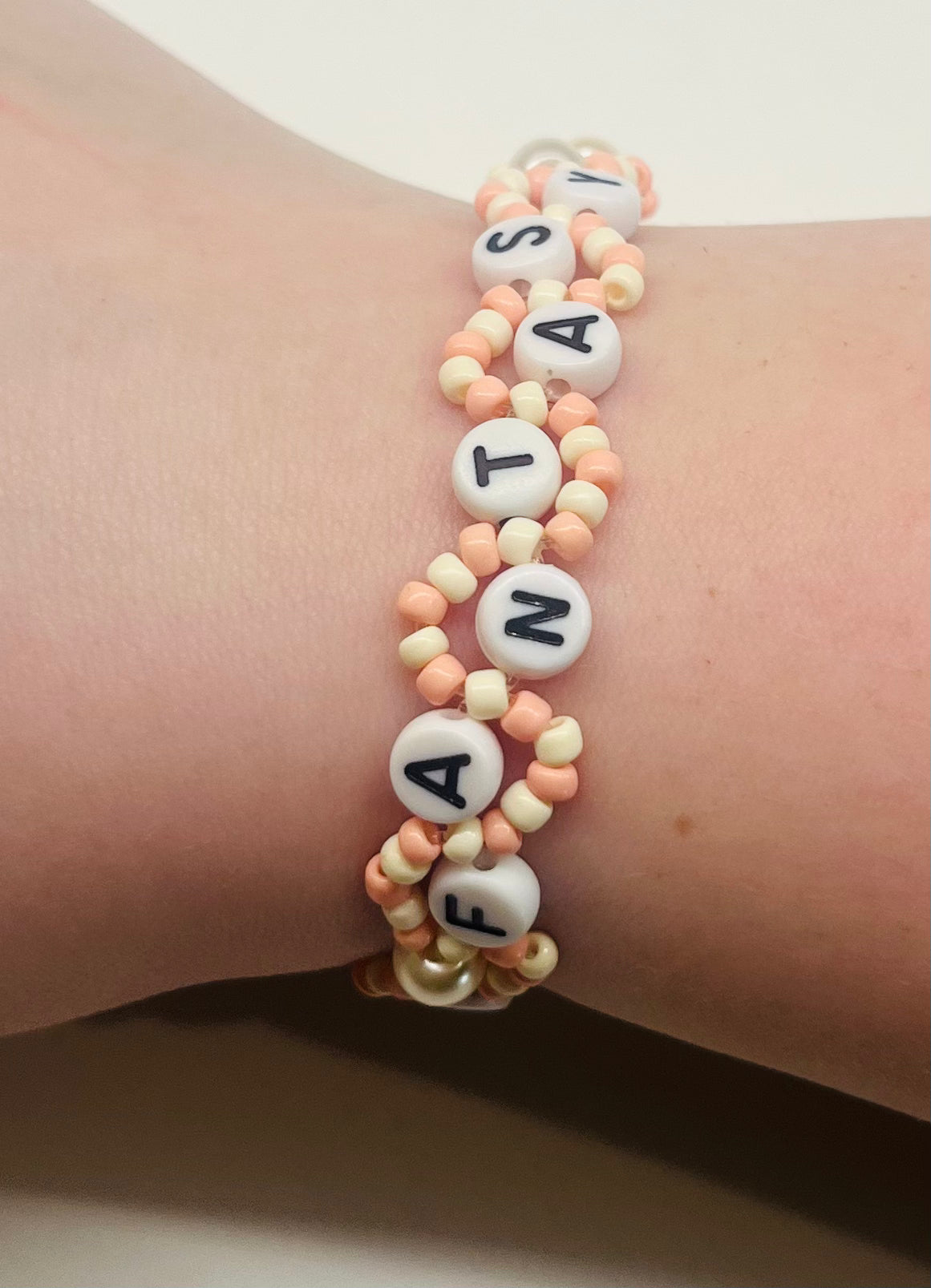 “Male Fantasy” Beaded Wavy Bracelet