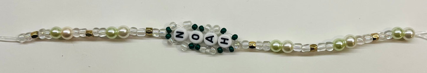 “Noah” Beaded Wavy Bracelet