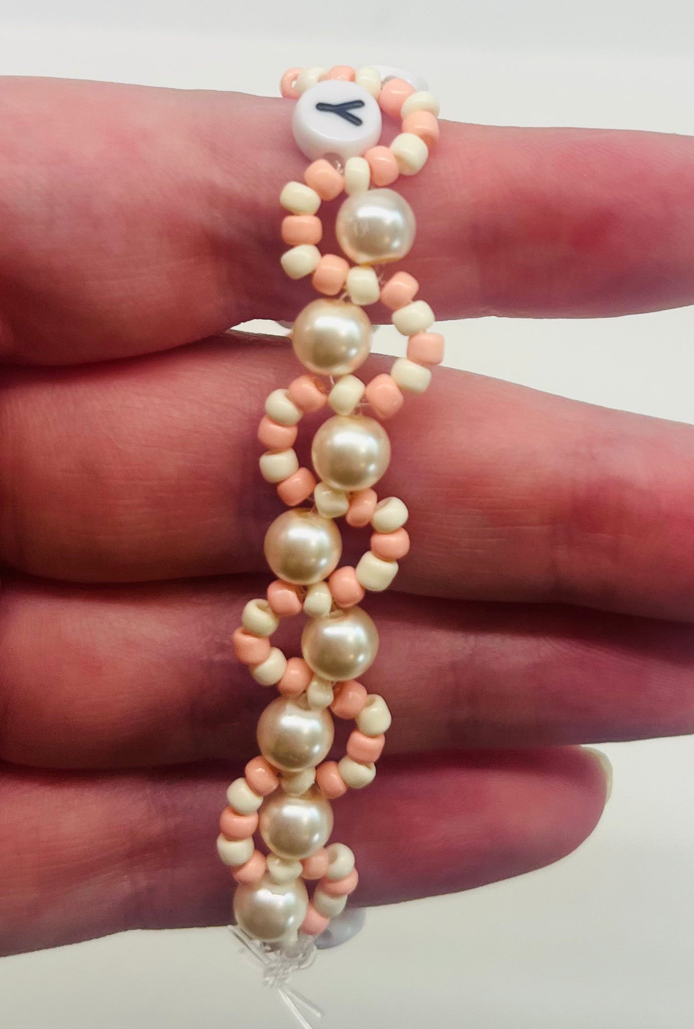 “Male Fantasy” Beaded Wavy Bracelet