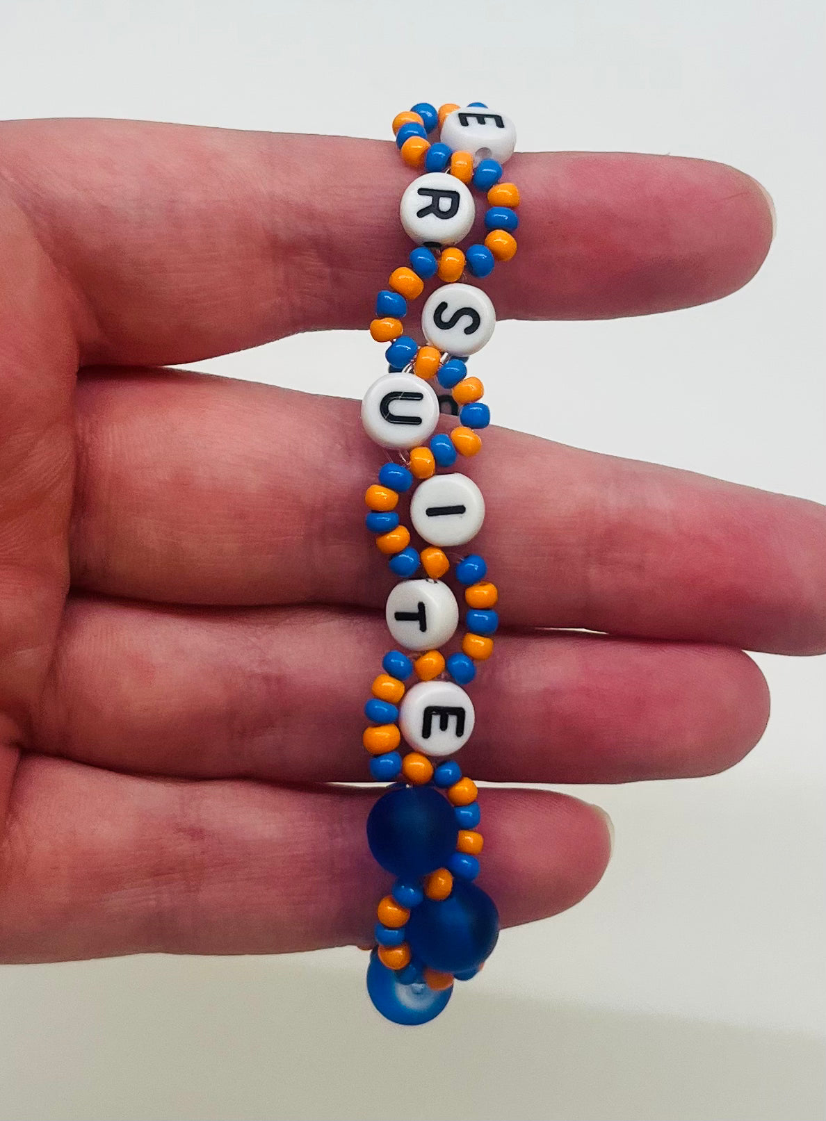“BITTERSUITE” Beaded Wavy Bracelet