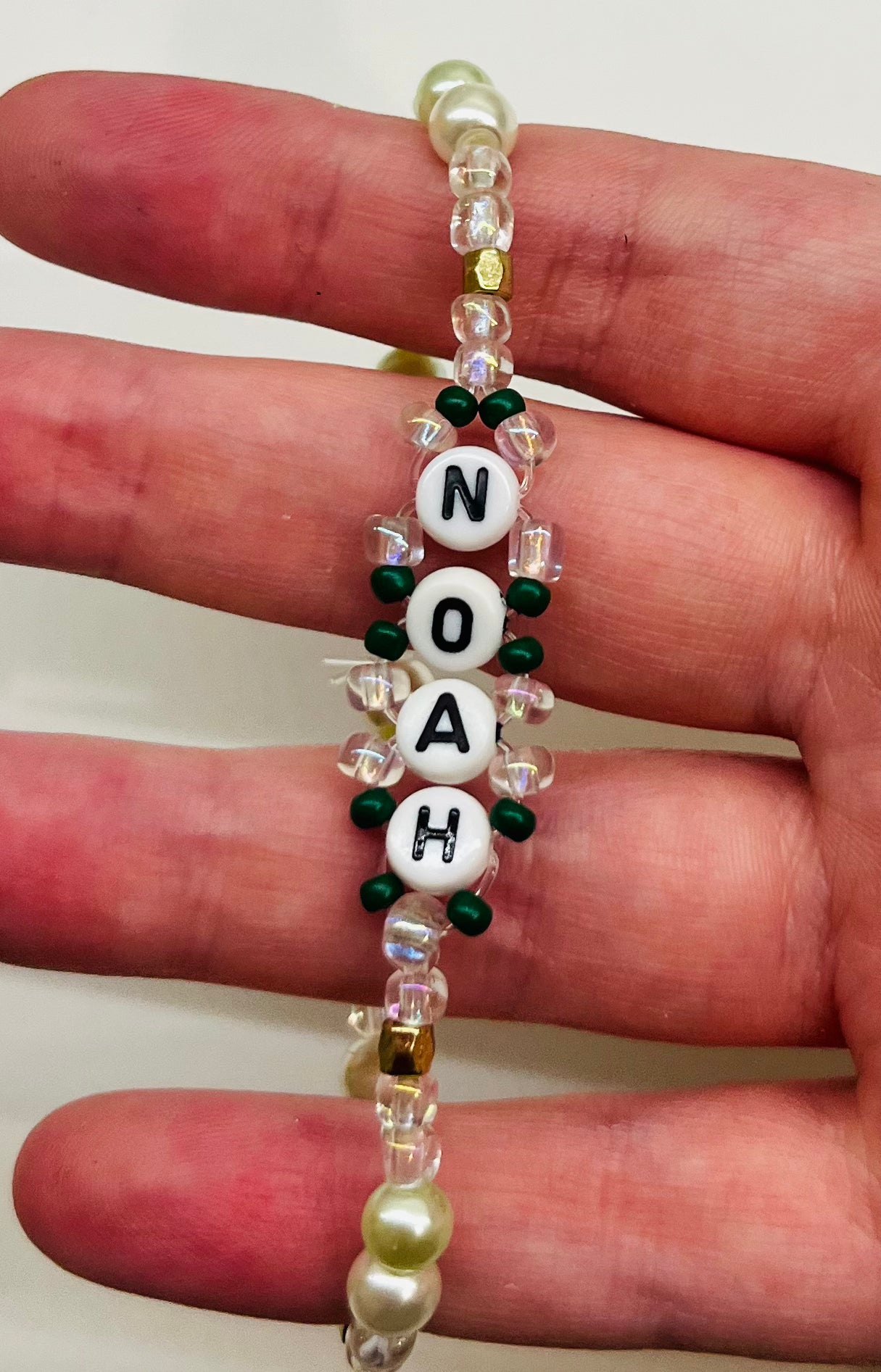 “Noah” Beaded Wavy Bracelet