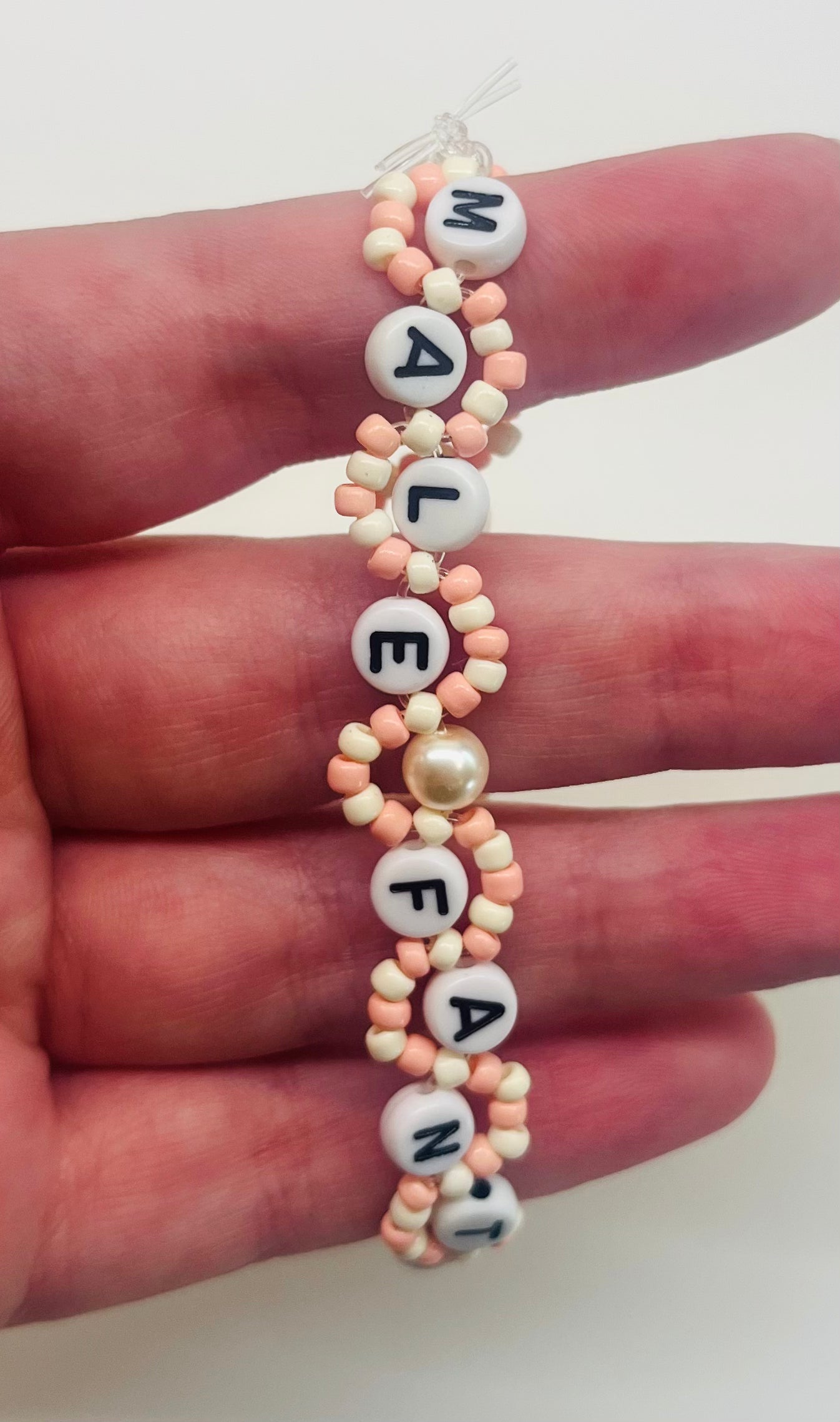 “Male Fantasy” Beaded Wavy Bracelet