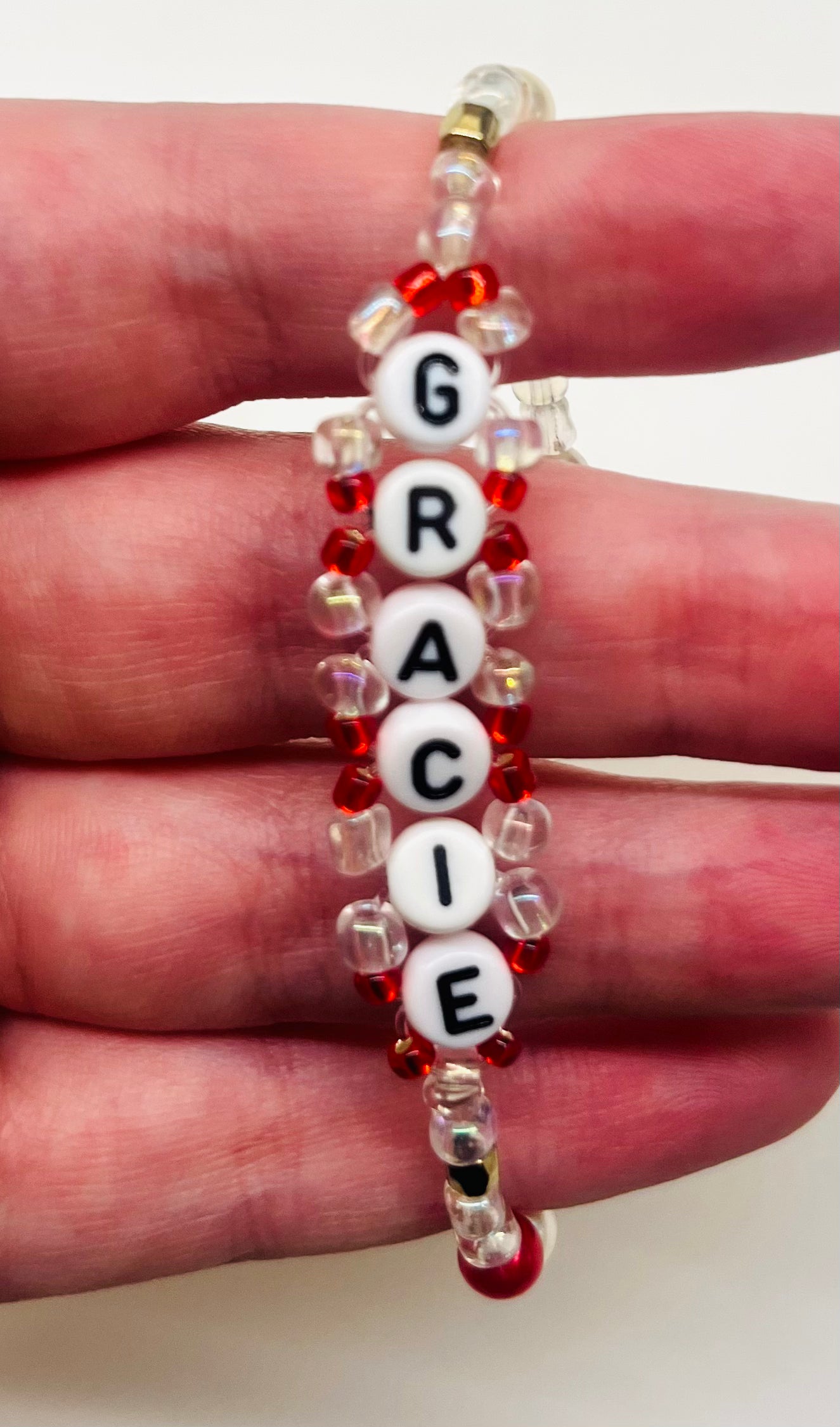 “Gracie” Beaded Wavy Bracelet