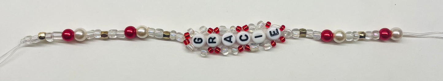 “Gracie” Beaded Wavy Bracelet