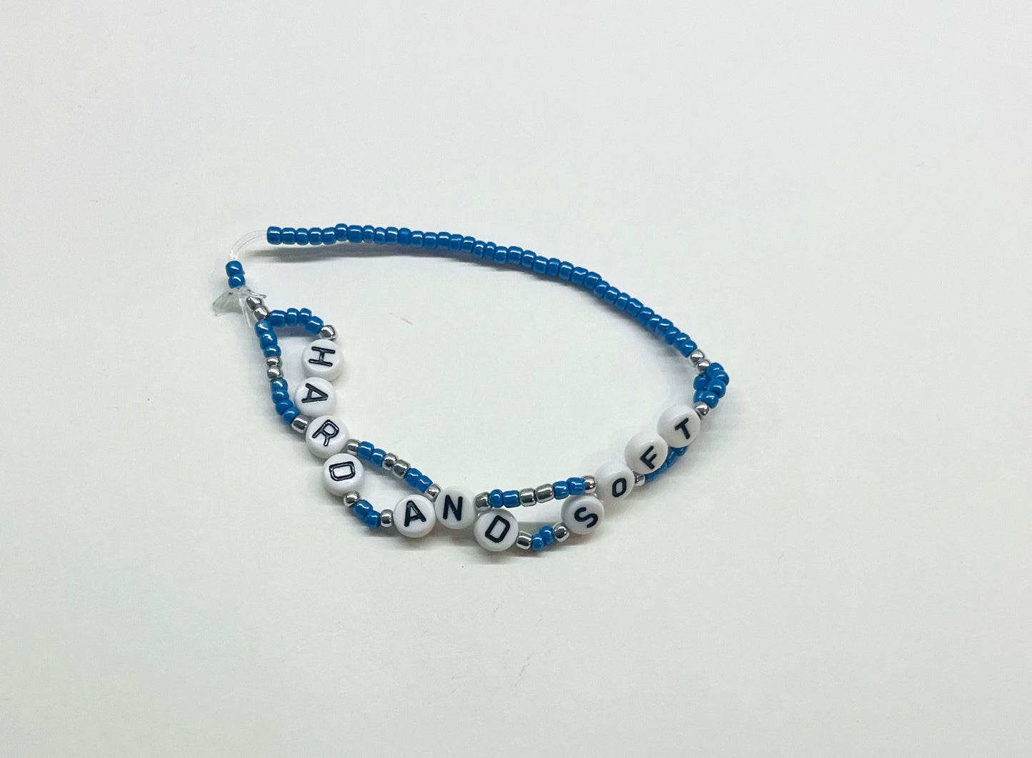 “Hard and Soft” Beaded Wavy Bracelet