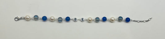 “BE” (Billie Eilish) Beaded Wire Bracelet