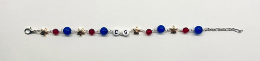 “CG” (Conan Gray) Beaded Wire Bracelet