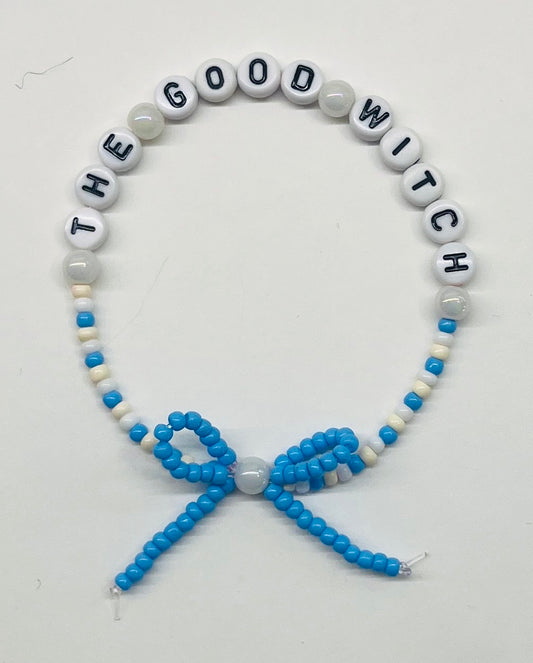 “The Good Witch” Beaded Bow Bracelet