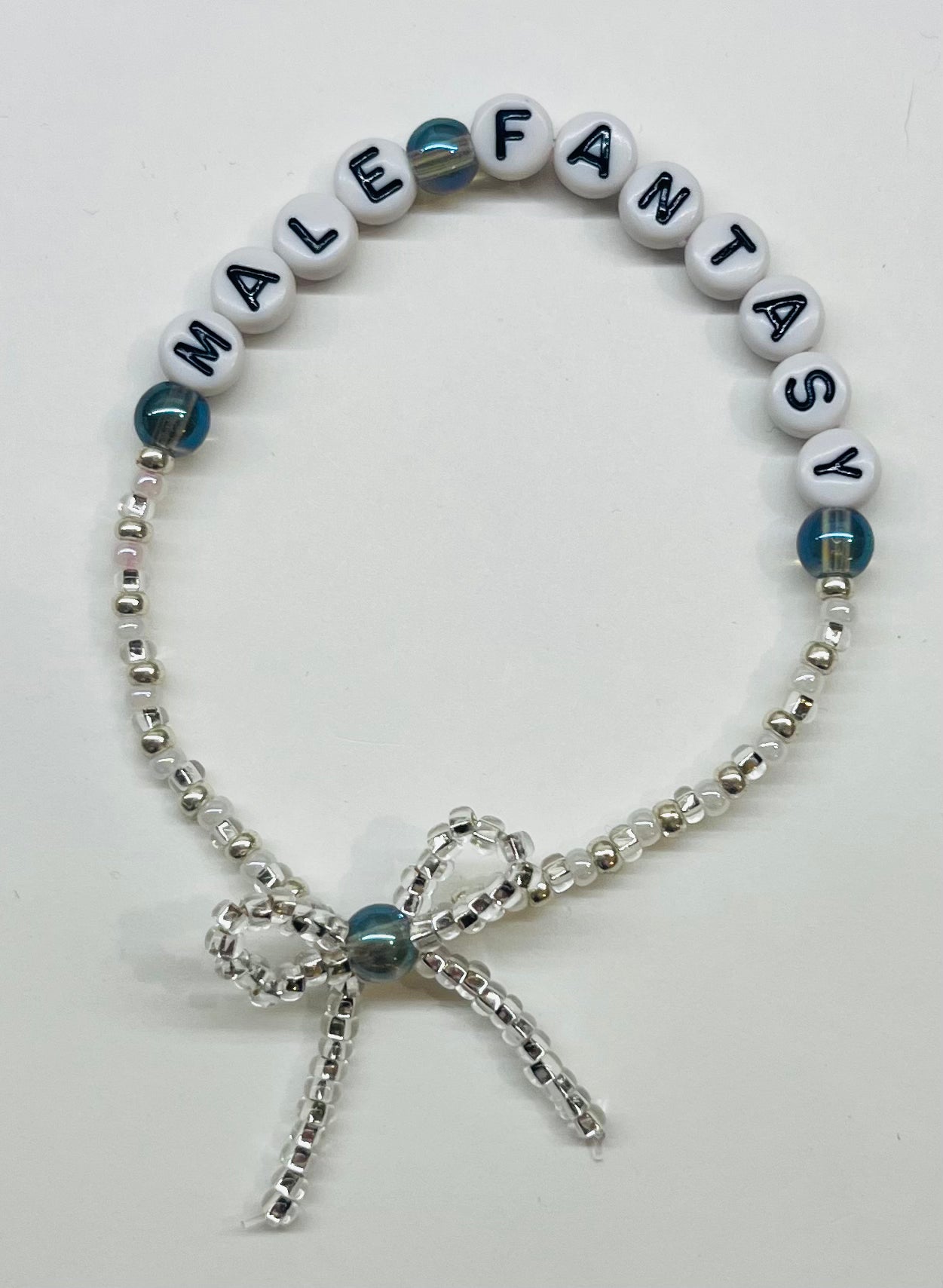 “Male Fantasy” Beaded Bow Bracelet